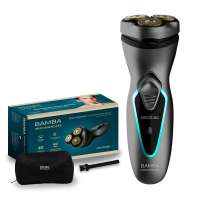 Bamba PrecisionCare Titanium PerfectCut. Afeitadora Rotativa de 8 W, Cuchillas de Acero Inox, Recubrimiento de Titanio, Cabezal 3D, Batería de litio, Autonomía 40 min - details 0