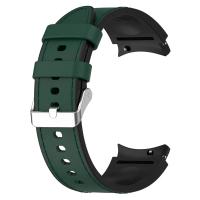 Correa De Reloj Samsung Galaxy Watch 7 6 5 4 pro Classic 47 43mm 46mm 40mm 44mm De Silicona Y Cuero Reemplazo De Pulsera Unisex - details 12