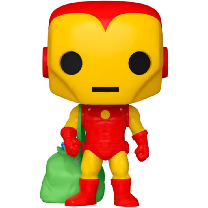 Funko - Figura Pop Marvel Holiday Iron Man - Funko Pop Coleccionable De Edición Limitada - Funko Pop Diseño Detallado Y Realista - Funko Pop Ideal Para Regalo - Funko Pop Gran Variedad De Personajes - 1