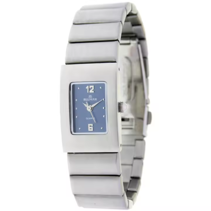 Blumar Bl-09341  Reloj Para Para Mujer Color Plateado - 1