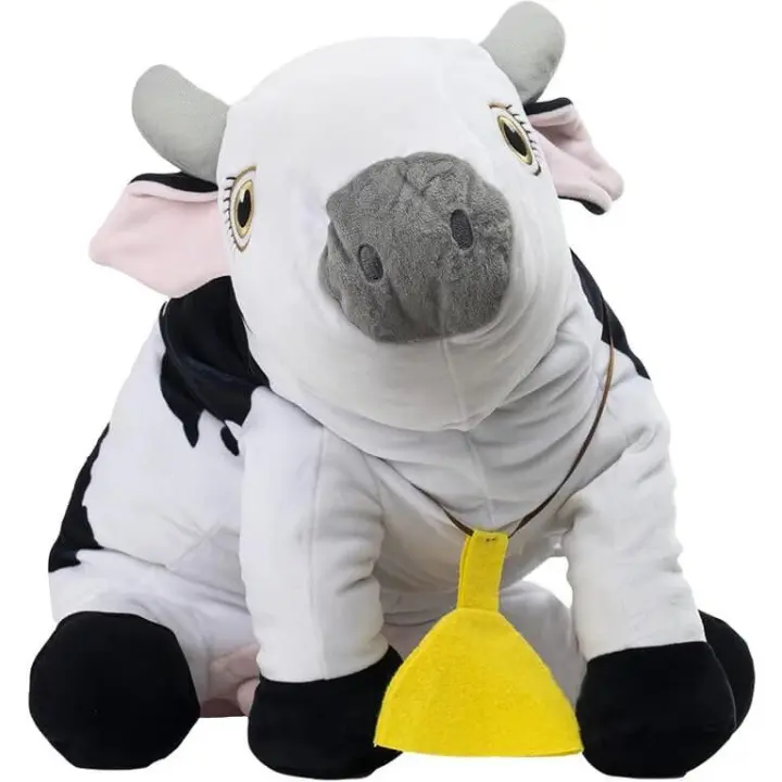 BANDAI La Granja de Zenón Super Peluches Musicales Vaca Lola (84982) - 1