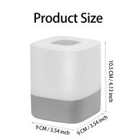 Lámpara Nocturna LED Táctil Portátil Para Bebés Y Adultos Ayuda Al Sueño Recargable Por USB Luz De Maternidad Rectangular - details 1