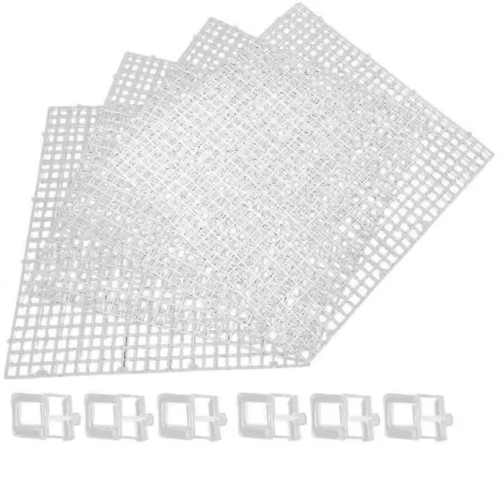 4 tapa del Acuario tapa del Tanque de pescado tapa superior terrario plástico panel Reja huevo Caja Reja 6 Acuario - 1