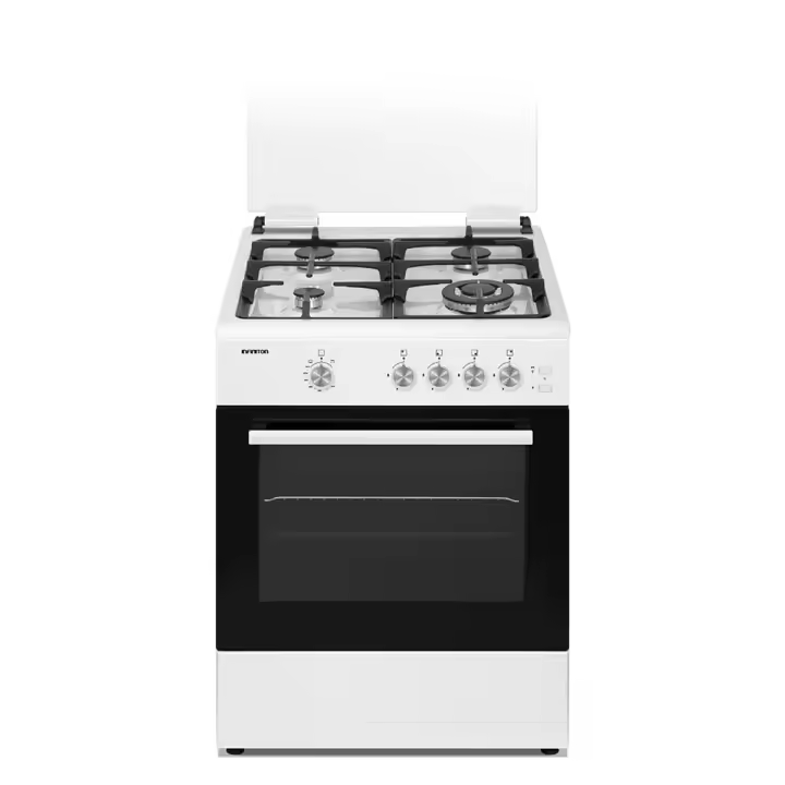Cocina de gas con horno Infiniton CC60BLE 55L 4 fuegos con tapa blanco 59,8 cm - 1