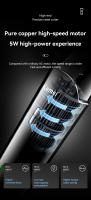 Cortador De Pelo Profesional Kemei KM-1115 Para Hombres Carga Rápida Trimmer De Cabello Sin Cable Motor Rotativo Acero Inoxidable Menos De 0.5mm - details 6