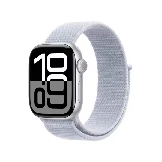 Apple Watch Series 10, GPS, Caja de Aluminio de 42mm y 46mm, Correa Loop deportiva Color Azul Nube - 1