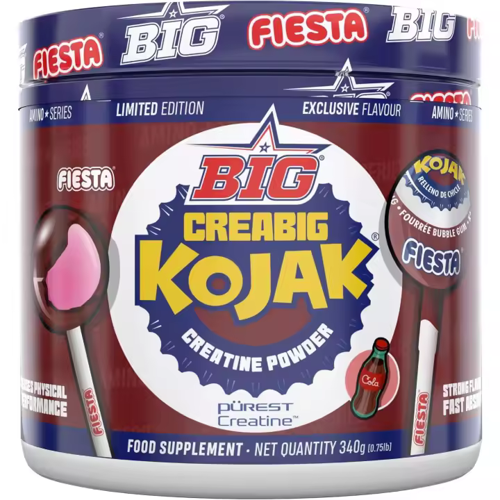 BIG - CREABIG CREATINA PUREST CREATINE® KOJAK COLA EDICIÓN LIMITADA - MONOHIDRATO 340g - 1