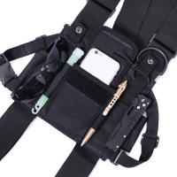 Rig De Pecho Exterior Bolsa De Almacenamiento Para Radio De Dos Maneras Accesorios De Caza Funda De Cinturón EDC Porta Walkie Talkie Bolsa De Mochila De Nylon - details 7