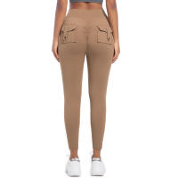 SSITO Leggings de Gimnasio con bolsillos, pantalones de entrenamiento para correr, Pantones Atlético de Alta elasticidad para Mujer, pantalones SexIs de Belta High, Mallas de elevación de glúticos de Color sólido - details 14