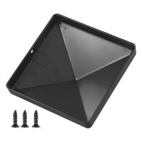 Copa De Poste De Valla Negra ABS 4x4 Pulgadas Para Proteger Vallas De Madera Al Aire Libre Jardín Adornos Accesorios De Jardín - details 5