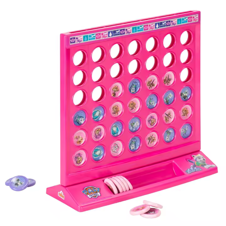 Juego 4 en línea, con diseños exclusivos de Patrulla Canina Skye and Everest (2288) Juego infantil cuatro en raya. Juego de mesa clásico. Calidad al mejor precio. De acuerdo a la normativa CE. +3 años - 1