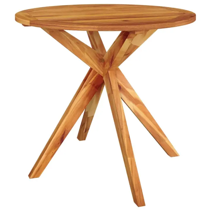 Mesa de Jardín Madera maciza de Acacia 85x85x75 cm - 1