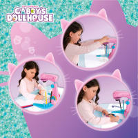 Lisciani Gabby's Dollhouse - Proyector para dibujar, con luz, incluye imágenes para calcar, rotuladores de colores, pegatinas, diamantes, folios, juguete dibujo, proyectar y colorear, juguetes para niños de 4 años - details 5