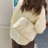 Bolso De Hombro Para Mujer Vintage Gran Capacidad Textura De Moda Bolso De Viaje Corto Chic Bolso Hobo Diseñador Bolso Solidario De Brazo - details 6