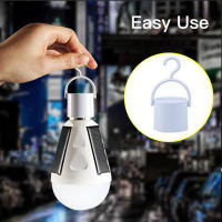 Bulbo LED Solar Recargable 7W/12W E27 Luz Exterior Impermeable Para Camping Y Jardín Lámpara Portátil Con Célula Solar LiBatería - details 4