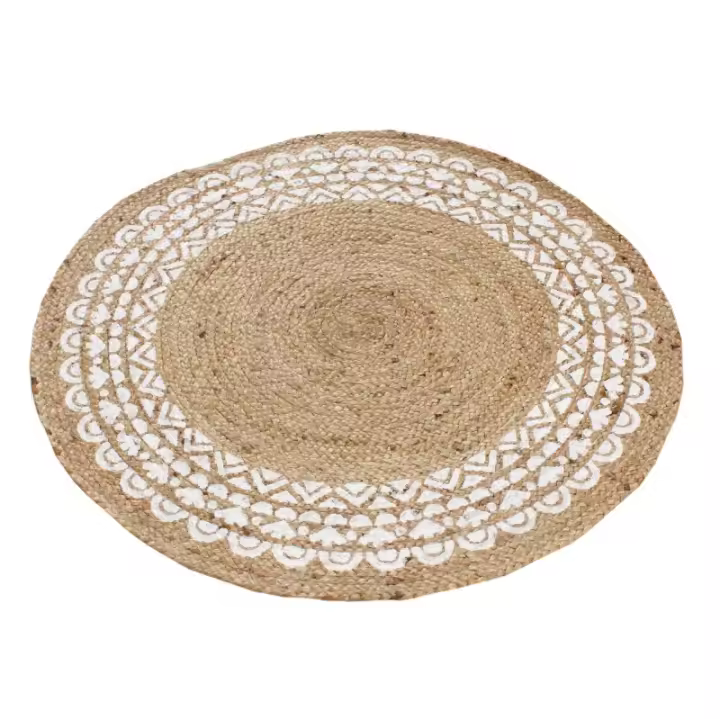 SIGNES GRIMALT Alfombra de Algodón y Yute Marrón Rectangular - 1