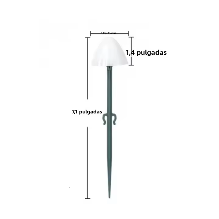 Luces De Hongo Solar Para Jardín Decoración De Fiesta En Camping Luces Faeiras De Paisagem Exterior Iluminação LED Contemporânea IP44 PVC - 1