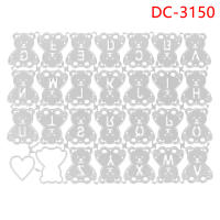 Spanish Happy Birthday Heart Love Bow Alphabet Bear Cherub Metal Cutting Dies Stencils Para Scrapbooking Y Embossing - details 6