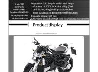 Modelo De Motocicleta De Aleación De Latón a Escala 1:12 Regalo Coleccionable Decoración De Coche Juguete Para Niños Y Adultos - details 1