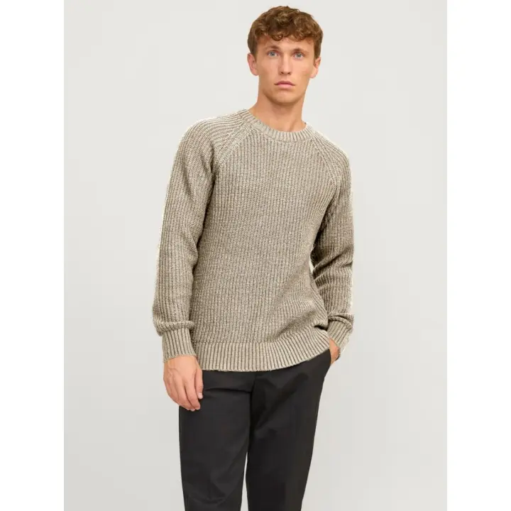 Jack & Jones Jones Jersey De Punto Color Beige - Elástico Y Cómodo - 1