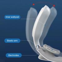 Masajeador Cervical De 4 Cabezas Con Ajuste De Fuerte USB Inteligente Con Voz De Calentamiento Masajeador De Cuello Blanco - details 5