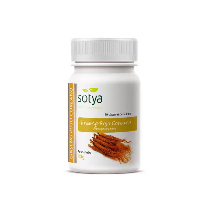 Sotya Ginseng Rojo Coreano 60 Cápsulas - 1