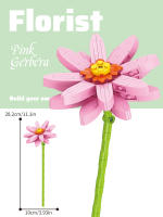 Bouquet De Rosas Eternas En Bloques Micro Para Decoración De Escritorio Juguete De Puzzle Para Niños Entre 6 Y 12 Años Material ABS - details 10
