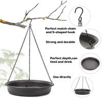Alimentador de Pájaros de Plástico Duradero Fácil Relleno, a Prueba de Fugas para Jardín, Huerto, Decoración de Árbol - details 2