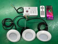 Luz LED RGB 12W DC12V Para Piscina Control Bluetooth APP Luz Submarina Exterior/Interior Fuente De Iluminación Paisajística Piscina Luz Spot - details 3