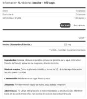 Inosine 100 Cápsulas - Amix - details 2