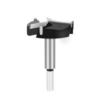 1PC Abertura De Agujeros De Madera Con Tres Hojas De Aleación Negro 25-60mm Broca De Perforación Para Mesas De Madera Y Plástico Herramienta De Carpintería - details 0