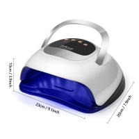Lampara UV LED LINMANDA SUNX21 Para Secado De Uñas Con 72 Piedras De Alta Potencia 320W Herramientas Profesionales De Arte De Uñas - details 9