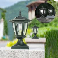 Lámpara Solar Para Valla Exterior IP65 Decorativa Para Jardín Puerta Casa De Campo Lámpara Solar Autocontenida Protección Total - details 1