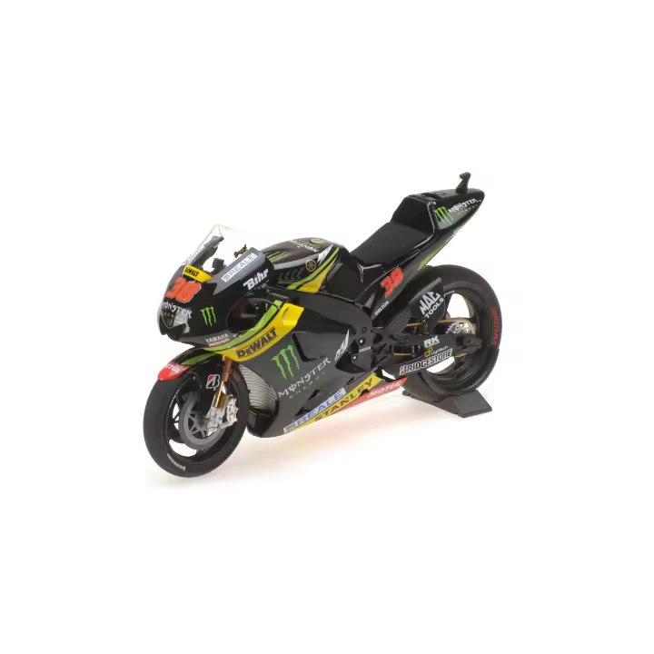 MINICHAMPS 1/12 YAMAHA YZR-M1 MONSTER YAMAHA TECH3 BRADLEY SMITH MOTOGP 2015 - 122153038 - 1