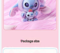 Muñeco De Peluche Miniso Stitch Serie Comer Algo Antes De Dormir Caja Sorpresa De Vinilo Muñeca Lindo Decoración Para Bolsa Regalo Coleccionable De Anime Occidental - details 18