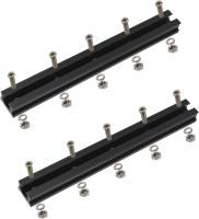 Aventik Guía De Deslizamiento De Polímero Para Bote 4"/8"/12"/16" Larga/Dureza Adecuado Compatible Con Rieles De Kayak De 1/2" Ancho Soporte De Tornillos Para Hardware De Riel - details 0