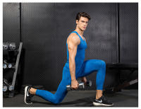 Pantalones de entrenamiento de compresión para hombre, mallas cortas deportivas de secado rápido para gimnasio, Fitness, culturismo, 
Leggings de capa Base para correr con - details 7