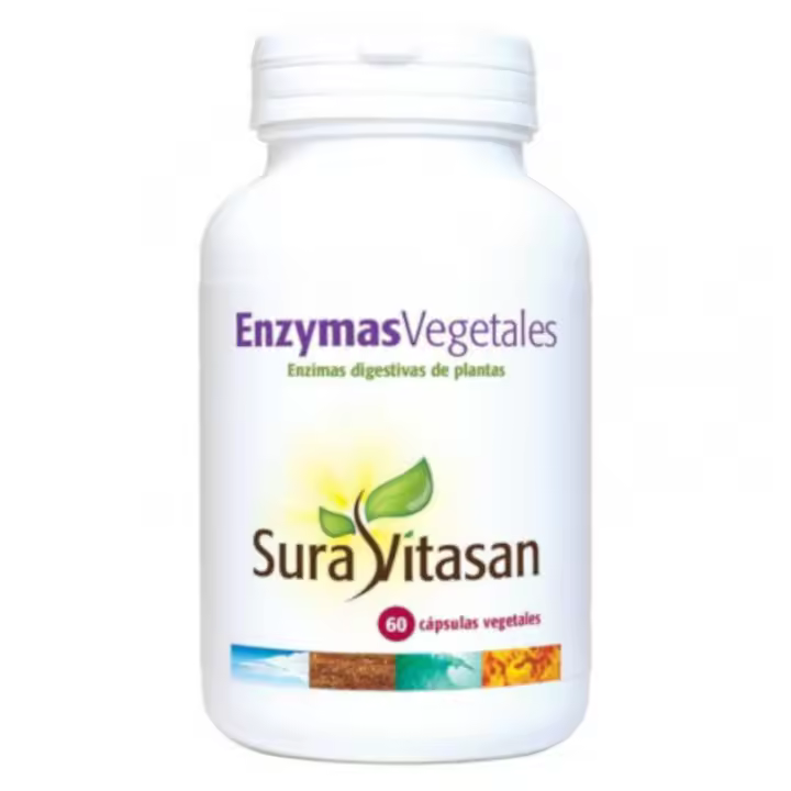 Enzymas Vegetales 60 Cápsulas Sura Vitasan - 1