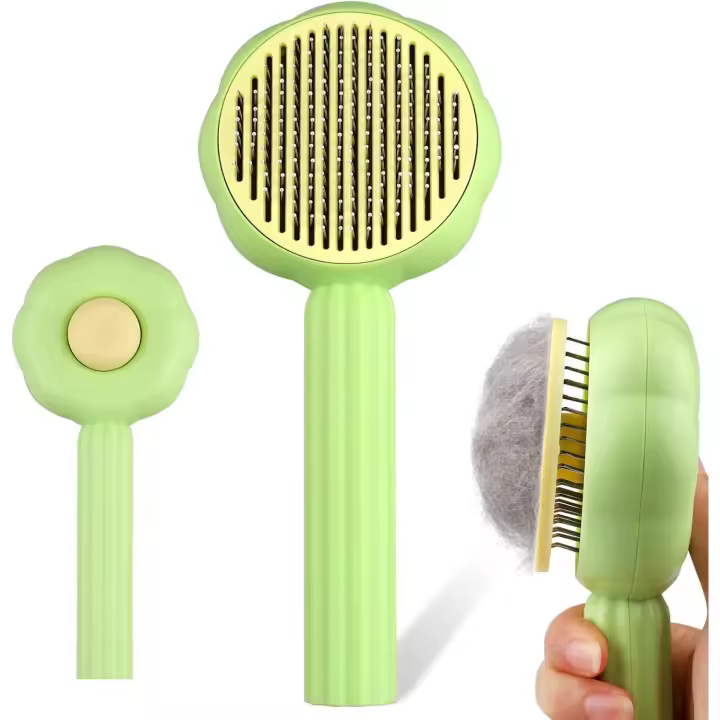 Pelo para Gatos y Perros, eliminar también la Capa interior, Melo de ASEO para Gatos y Perros para la muda, Pelo para Gatos De short Hair y Largo (Green) - 1