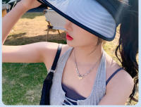 Sombrero De Verano Para Mujer 2024 Protección Solar Anti UV Sombrilla De Playa Sombrero De Paja Eléctrico Para Exterior - details 5
