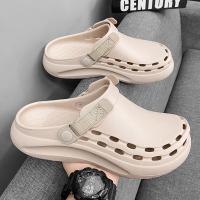 Sandalias Masculinas De Color Sólido EVA Para La Playa Y Viajes Ligeros Y De Secado Rápido Zapatos Casuales Para Hombres - details 21
