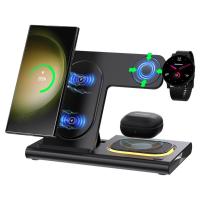 Smartphones Cargador Inalámbrico 3 en 1 Premium para Móviles, Watch y AirPods - Base de Carga Inalámbrica Qi Certificada, Estación Multifunction Compatibilidad Compatible con Smartphones y Reloj Inteligente-DiseCompacto Sin Cables - details 10