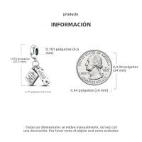 Encanto De Colgante De Árbol De Familia Platinado En Plata Para Pulsera De Bangle Y Collar DIY Regalo Con Doble Vuelo Aéreo - details 141
