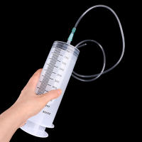 Siringa Desechable De Plástico Transparente De 500ml Con Tubo De Inyección Y Agujero Para Medición De Liquidos - details 6