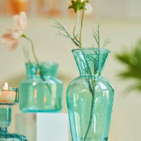 Mini Vaso Nórdico Creativo Botellas De Cristal Para Flores Decoración De Hogar Y Bodas Centros De Mesa Moderno Estilo - details 7
