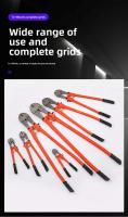 Tijeras De Corte Con Bisagra 12in/14in/18inCH Mango Bi-Material Con Empuñadura De Goma Suave Hoja De Acero De Molybdeno Y Cromo - details 8