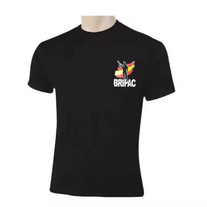Camiseta Bripac España Silueta (negra) - 1