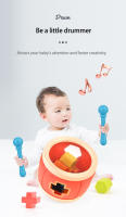 Batería Infantil Colorida Juguete Musical Instrumento Educativo Para Bebés Y Niños Pequeños Genera Sonidos Y R Ritmo Para Aprender Música Regalo Ideal - details 7