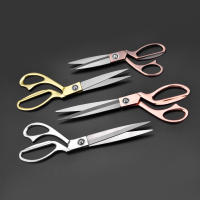Tijeras De Costura Profesional Vintage Para Telas Y Ropa Herramienta De DIY Cortador De Algodón Acero Inoxidable - details 11