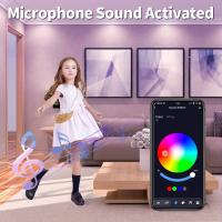 Tuya Smart LED Downlight 6/12pcs Luz De Spot LED Recargable Bluetooth Control APP RGB+CW+WW Compatible Con Smart Life Tamaño AC85-265V - details 6